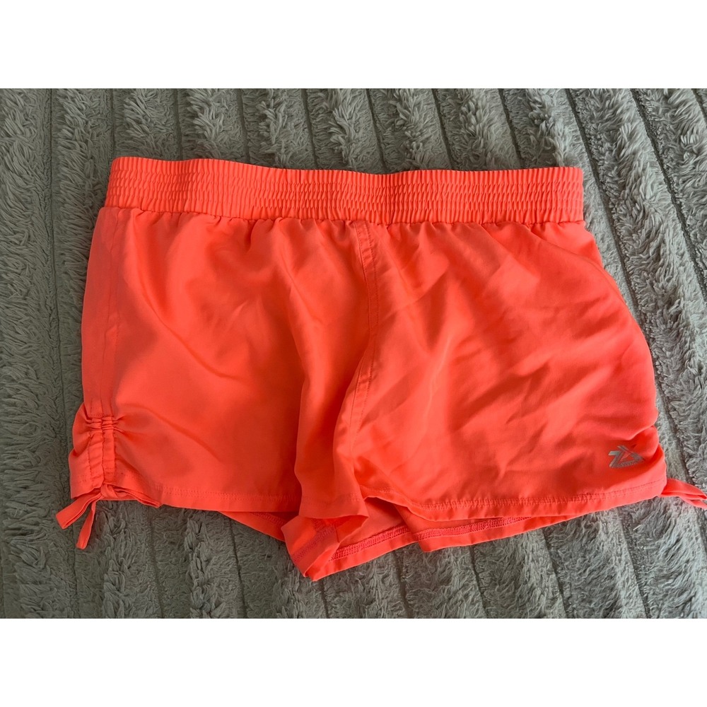 ZeroXposur Girls Neon Coral Orange Swim Shorts Board Shorts XL 16